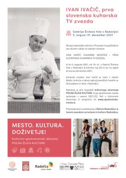 Vabilo na razstavo o Ivanu Ivačiču